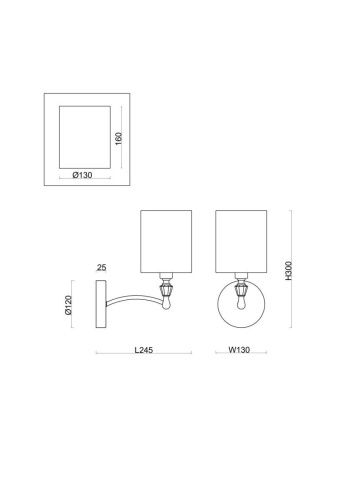 Бра Freya Riverside FR1007WL-01N - фото 2