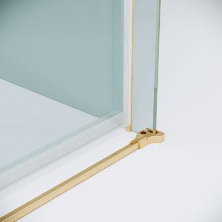 Боковая стенка Grossman Classic 200.K33.04.100.32.00 100х195 стекло прозрачное профиль золото