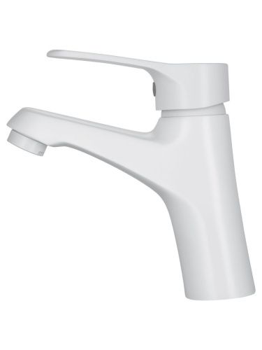 Смеситель Wonzon & Woghand WW-A40212-MW на раковину белый - фото 2