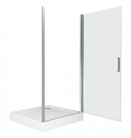 Душевая дверь Good Door PANDORA ПД00064 100х185 стекло прозрачное профиль хром