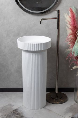 Пьедестал для раковины Boheme Corian 801-Base-Rib - фото 2