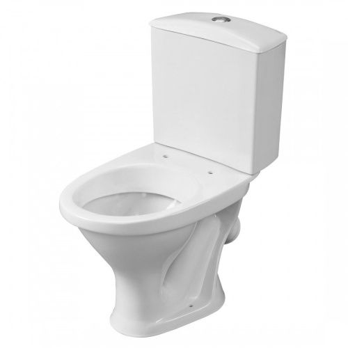 Унитаз-компакт напольный с бачком Santeri Вест 1P2018S0000BF белый с сиденьем каскадный смыв - фото 2