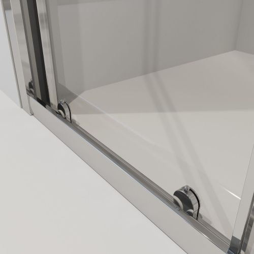 Душевой уголок Niagara Nova NG-82-9AB-A70B 90х70 стекло прозрачное профиль черный без поддона - фото 4