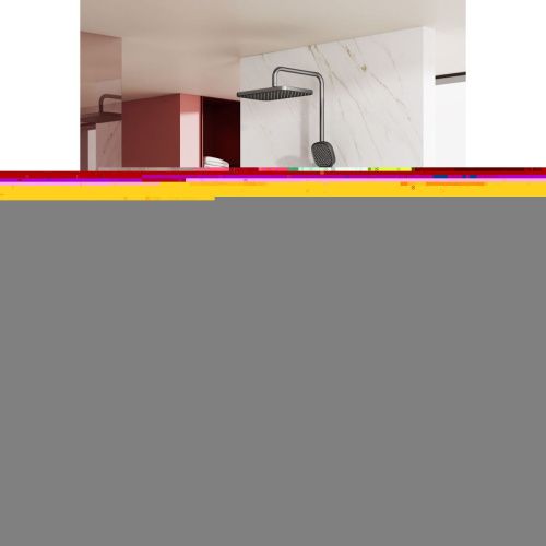 Душевая стойка Raglo R22 R22.26.09 настенная цвет серый с термостатом - фото 3