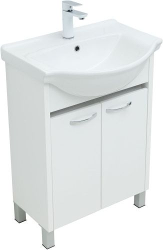 Тумба под раковину Aquanet Донна 00294390 60х30 напольная цвет белый - фото 2