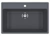 Кухонная мойка Ulgran Classic U-600-343 75х50 цвет серый
