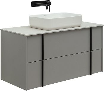 Тумба под раковину Allen Brau Reality 1.32007.PGM 100х50 подвесная цвет серый