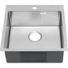 Кухонная мойка Melana ProfLine MLN-R5050H 50х50 цвет серый поверхность матовая