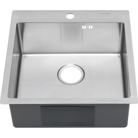 Кухонная мойка Melana ProfLine MLN-R5050H 50х50 цвет серый поверхность матовая