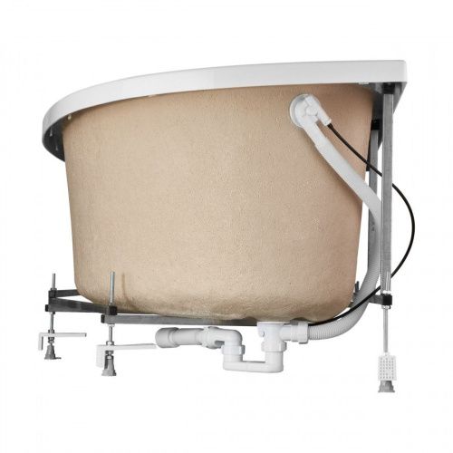 Ванна акриловая Santek Шри-ланка 1WH302395 150х100 пристенная асимметричная без каркаса - фото 4