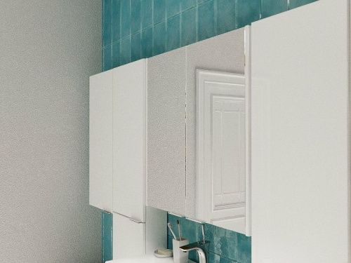 Зеркало-шкаф 1MarKa Gaula У92511 60х80 подвесной цвет белый - фото 5