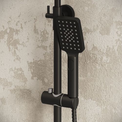 Душевая стойка Grossman Cosmo 500.K35.02.210 настенная цвет черный - фото 5