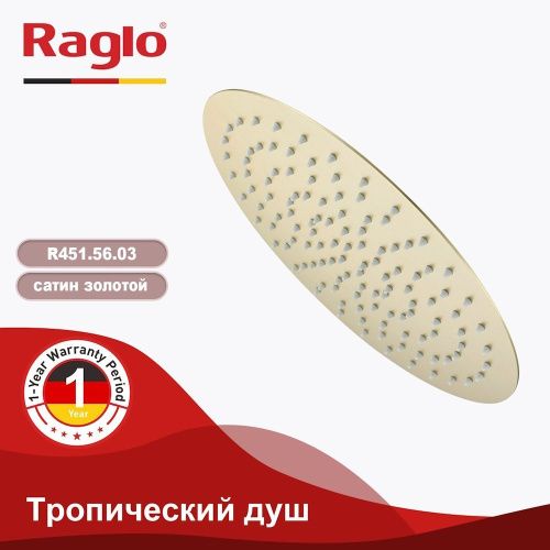 Верхний душ Raglo R451 R451.56.03 золото - фото 4