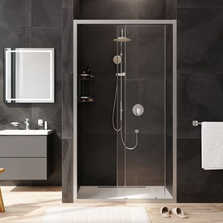 Душевая дверь Am.Pm Gem W90G-110-1-195MT 110х195 стекло прозрачное профиль хром