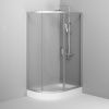 Душевой уголок Am.Pm Like W83UG-302U120MT 120х80 стекло прозрачное профиль хром без поддона