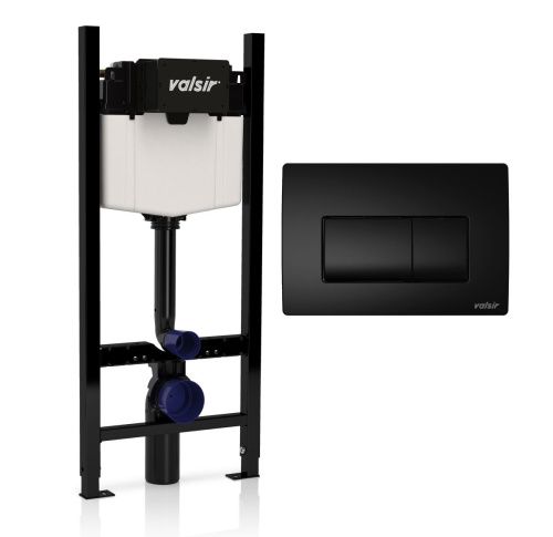 Клавиша смыва механическая Valsir P1 VS0871303 цвет черный - фото 2