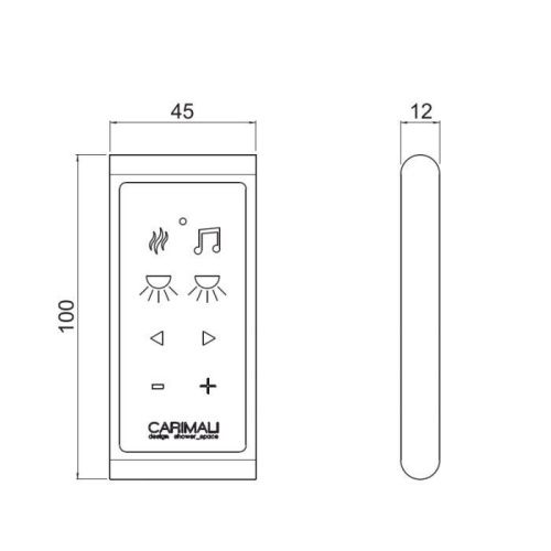 Пульт для управления хромотерапией Carimali MyDream 0TLC003 - фото 2