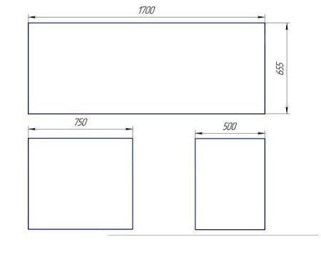 Экран фронтальный для ванны Эстет Грация ФР-00000927