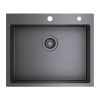 Кухонная мойка Raglo R701 R701.6050.09 60х50 цвет серый поверхность матовая