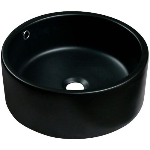 Раковина Jorno MLN-7076BM 40х40 накладная цвет черный