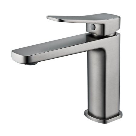 Смеситель Shevanik S9901T на раковину оружейная сталь