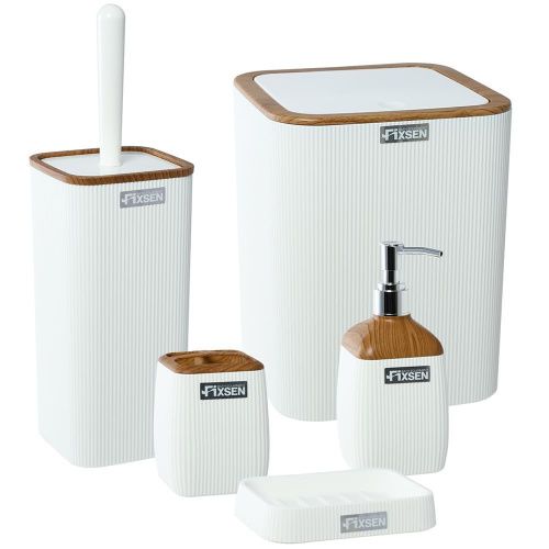 Стакан для зубных щеток Fixsen White wood FX-402-3 - фото 2