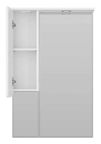 Зеркало-шкаф Misty Чегет П-Чег-02065-01Л 70х100 подвесной цвет белый - фото 3