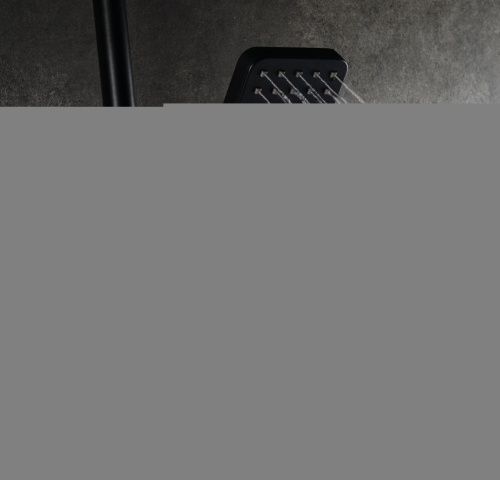 Душевая стойка AQG Alpha 21NITC25ALA05 настенная цвет черный - фото 3