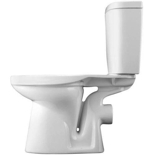 Унитаз-компакт напольный с бачком Santek Анимо 1WH302135 белый с сиденьем микролифт каскадный смыв - фото 4