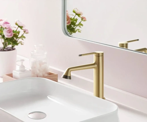 Смеситель Arrow AMP11855LJ на раковину золото - фото 2