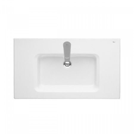 Раковина из сантехнического фарфора Roca The Gap 73279A4000 80х50 накладная цвет белый