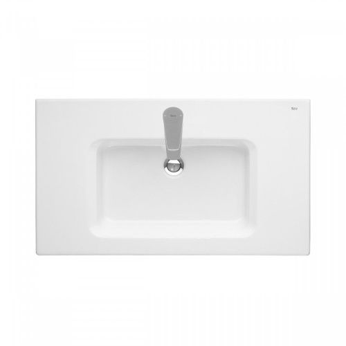 Раковина из сантехнического фарфора Roca The Gap 73279A4000 80х50 накладная цвет белый - фото 2