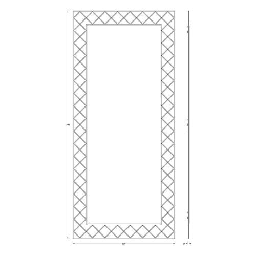 Зеркало Evoform Florentina BY 5009 80х180 подвесное - фото 2