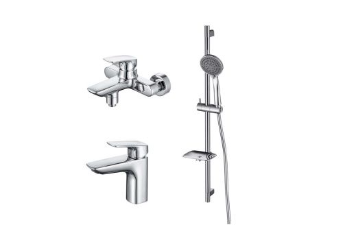 Комплект смесителей Aquatek ВЕГА AQ1030CR хром