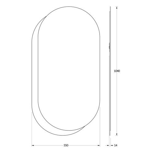 Зеркало Evoform Double BY 0312 60х100 подвесное - фото 2