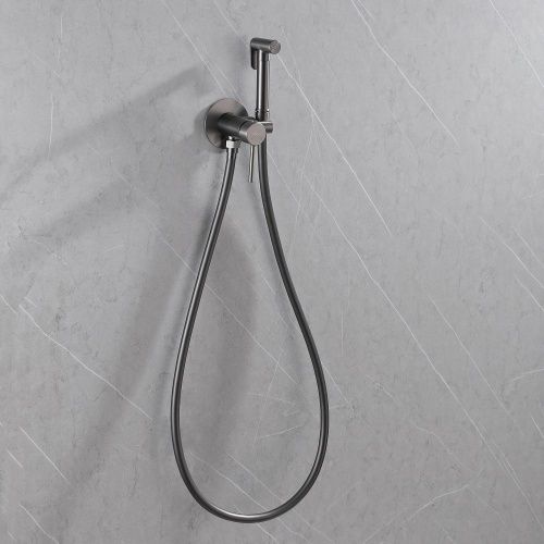 Гигиенический душ со смесителем Abber Wasser Kreis AF8125NG никель - фото 3