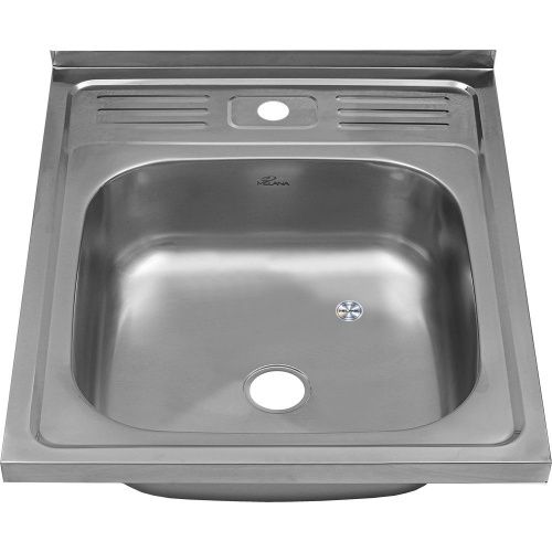 Кухонная мойка Melana 075 t (*20) 60х50 цвет хром - фото 2