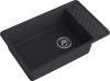 Кухонная мойка Granfest Quarz 51 черный 75х50 цвет черный поверхность матовая