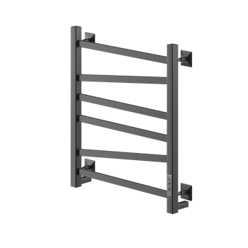 Полотенцесушитель электрический Veconi Barro-C B6050B-C 50х60 черный