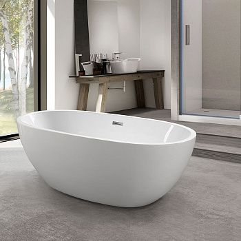 Ванна акриловая Vincea VBT-509 165х75 отдельностоящая овальная