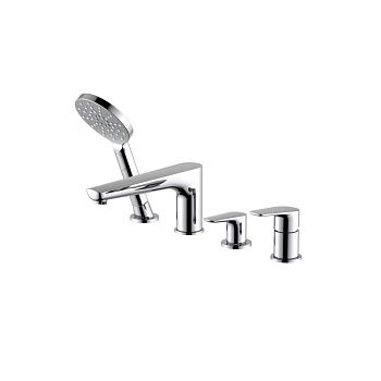 Смеситель Aquatek БЕТТА AQ1148CR на борт ванны хром