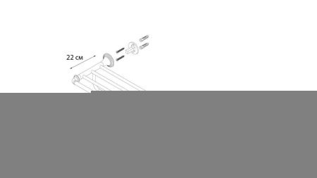 Полка в ванную комнату Fixsen Best FX-71615