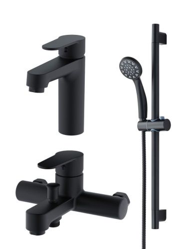 Душевой набор OneLife  P07-511b настенный  черный - фото 2