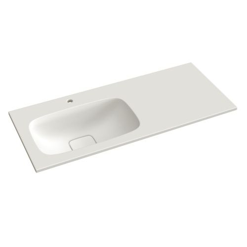 Раковина из искусственного камня Taliente ФР-00006480 120х50 накладная цвет белый 1 отверстие под смеситель