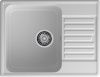 Кухонная мойка Granfest Quarz 13 серый 60х50 цвет серый поверхность матовая