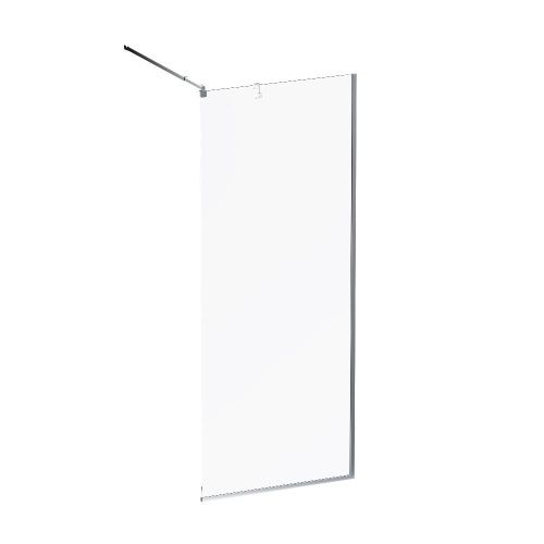 Душевая перегородка Am.Pm Func W84WI-80-F1-MTE 80х200 стекло прозрачное профиль хром - фото 2