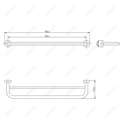 Полотенцедержатель Melana 866002 - фото 2
