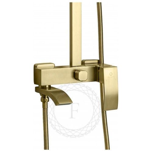 Душевая стойка Filarete FL2010MG настенная цвет золото - фото 4