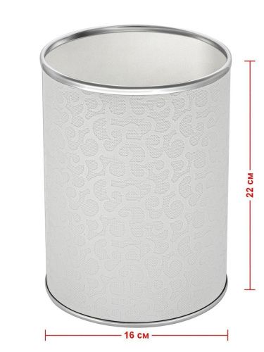 Ведро мусорное Geralis FLOWER M-FWH-B 3 л - фото 2