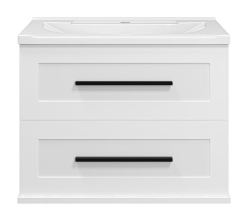 Тумба под раковину Misty Модерн П-Мод09070-011Пр 70х40 подвесная цвет белый - фото 2